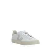 Veja White Calf Leather Bos Taurus Low Top Sneakers